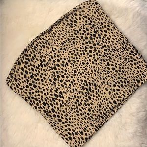 brandy melville leopard tube top